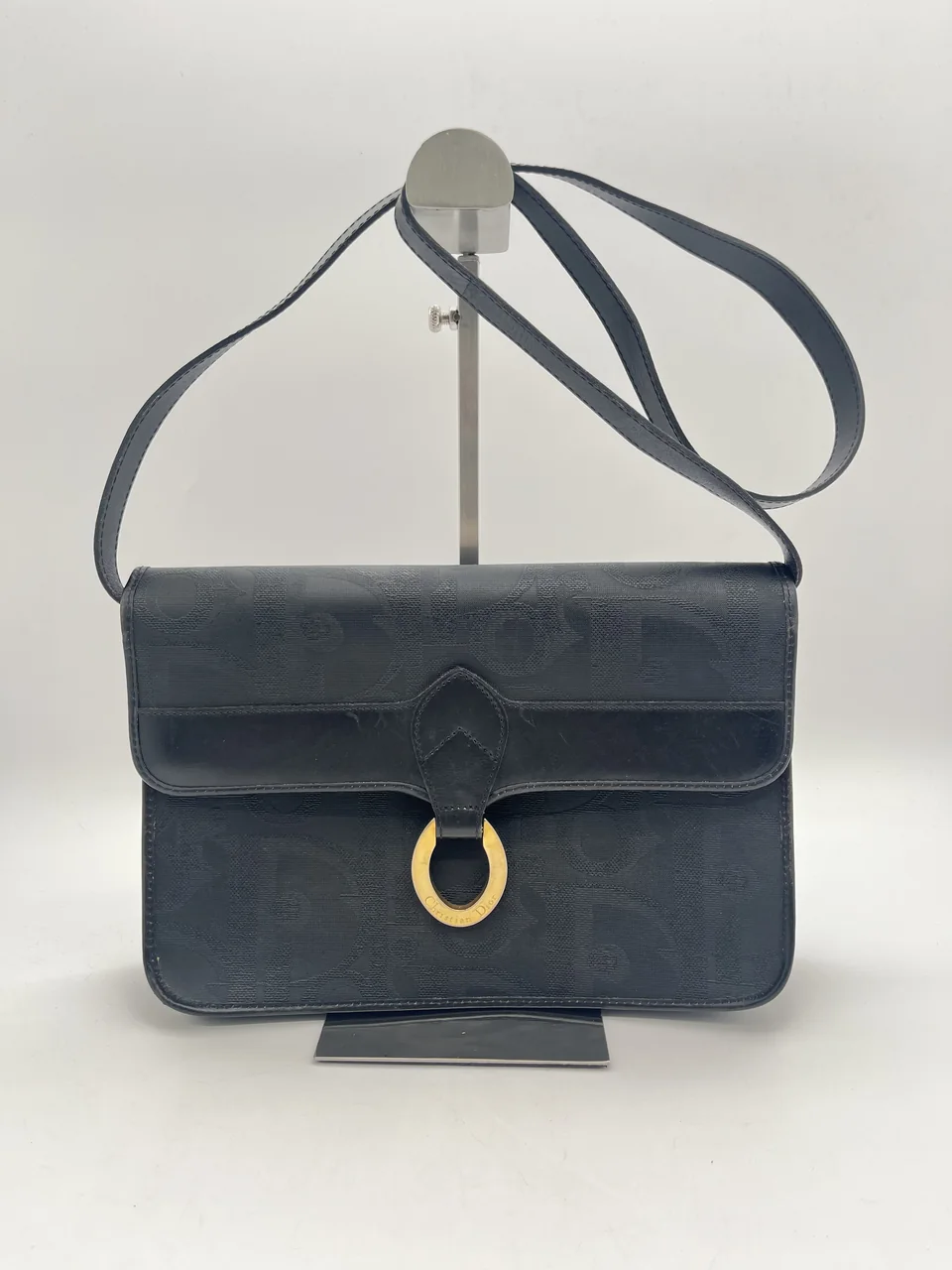 DIOR OBLIQUE FLAP SHOULDER BAG