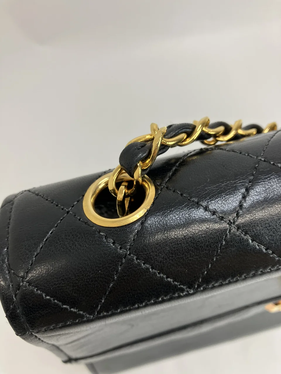 CHANEL LAMB SKIN CHAIN SHOULDER BAG (1 SERIAL CODE) view 15