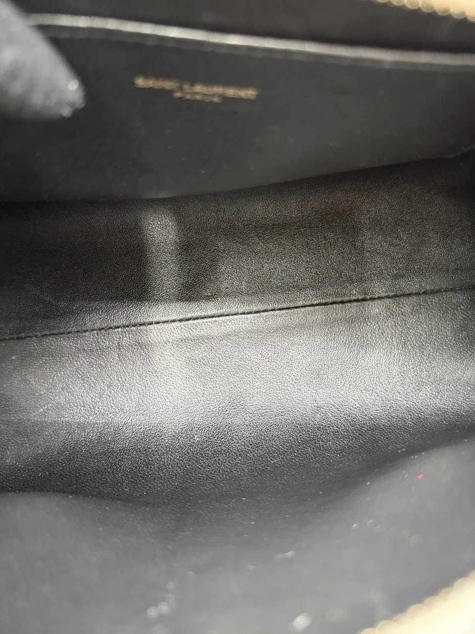 SAINT LAURENT BABY CABAS MONOGRAMMER (GRAY) view 8