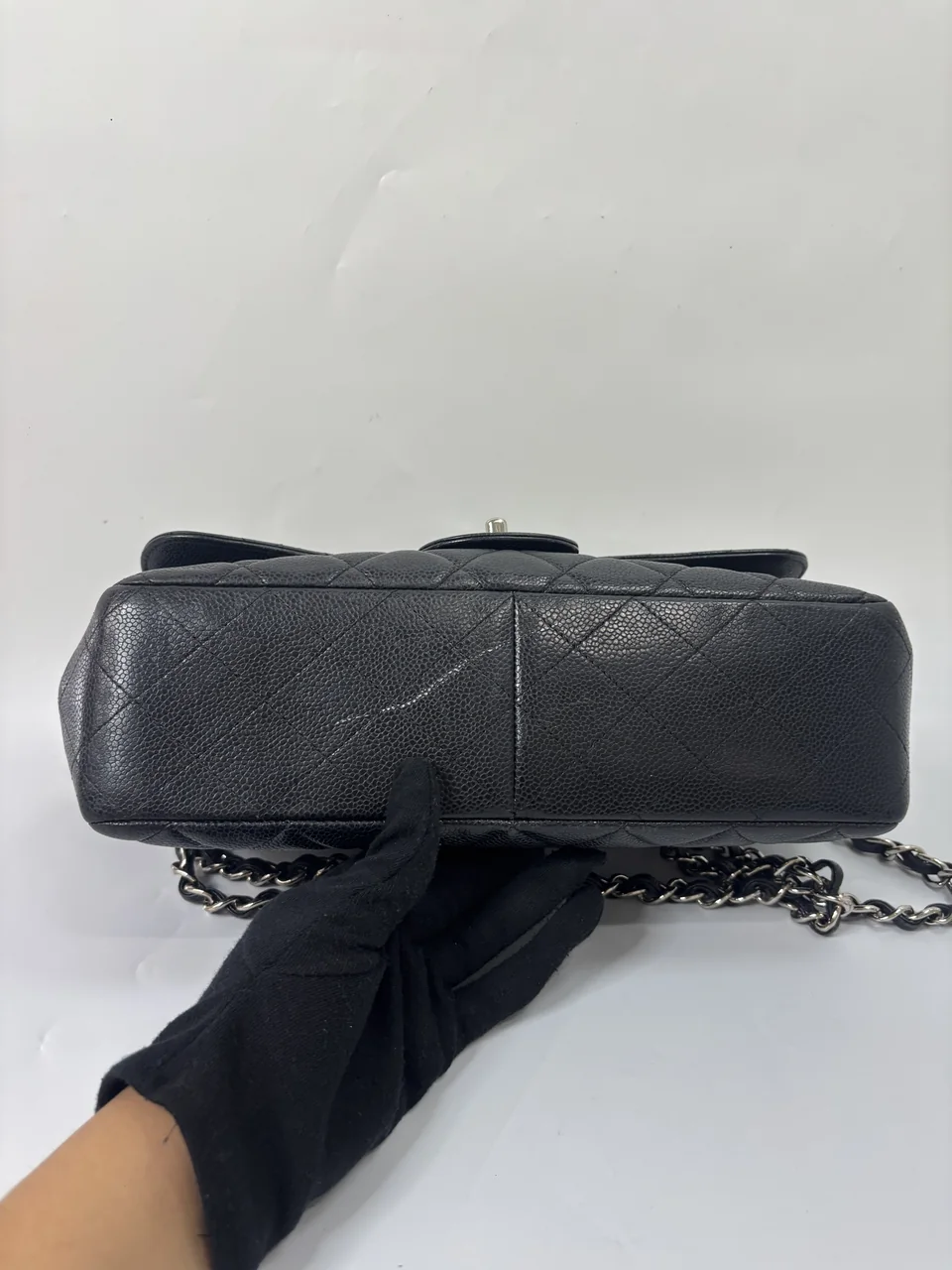 CHANEL CAVIAR CHAIN SHOULDER BAG view 6