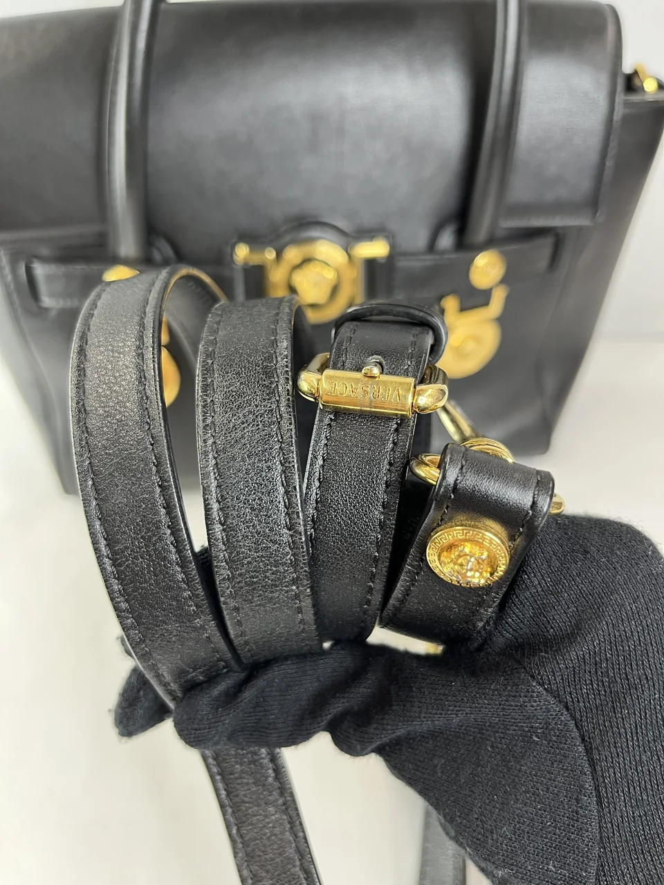 VERSACE MEDUSA TWO-WAY BAG hover