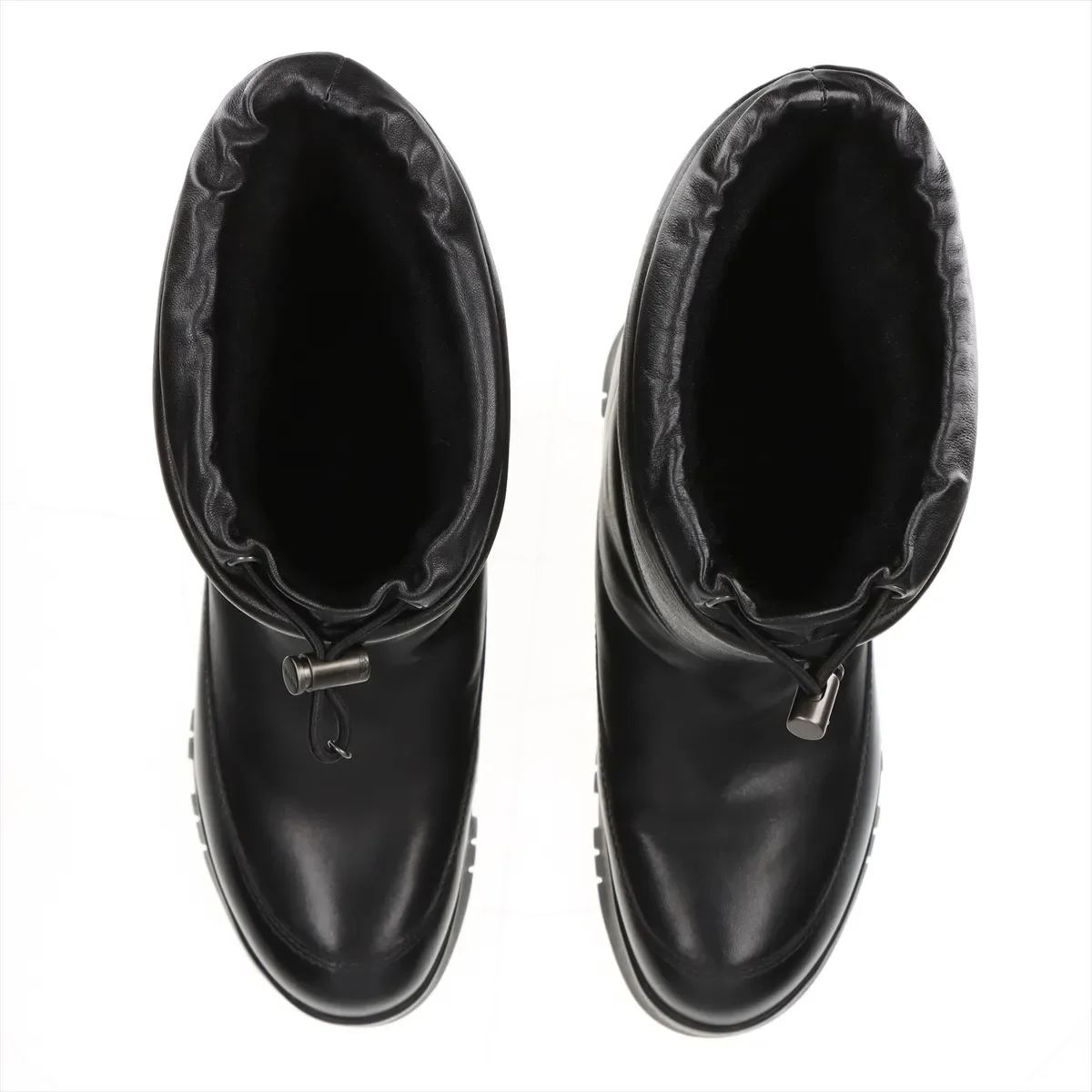 PRADA TRIANGLE LOGO LONG BOOTS view 15