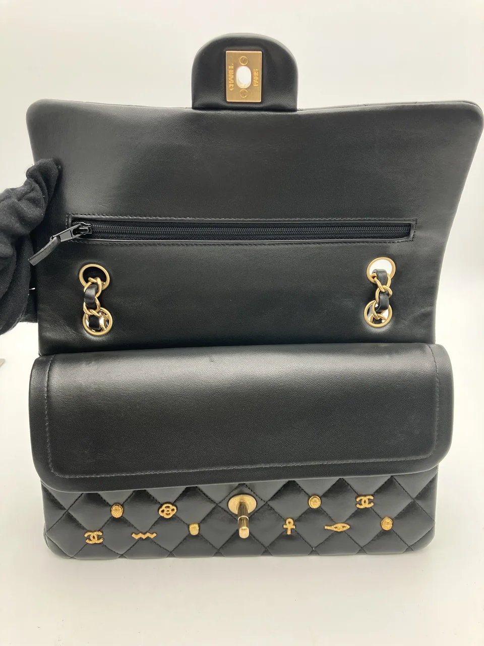 CHANEL MATELASSE 25 EGYPT STUDS DOUBLE FLAP view 14