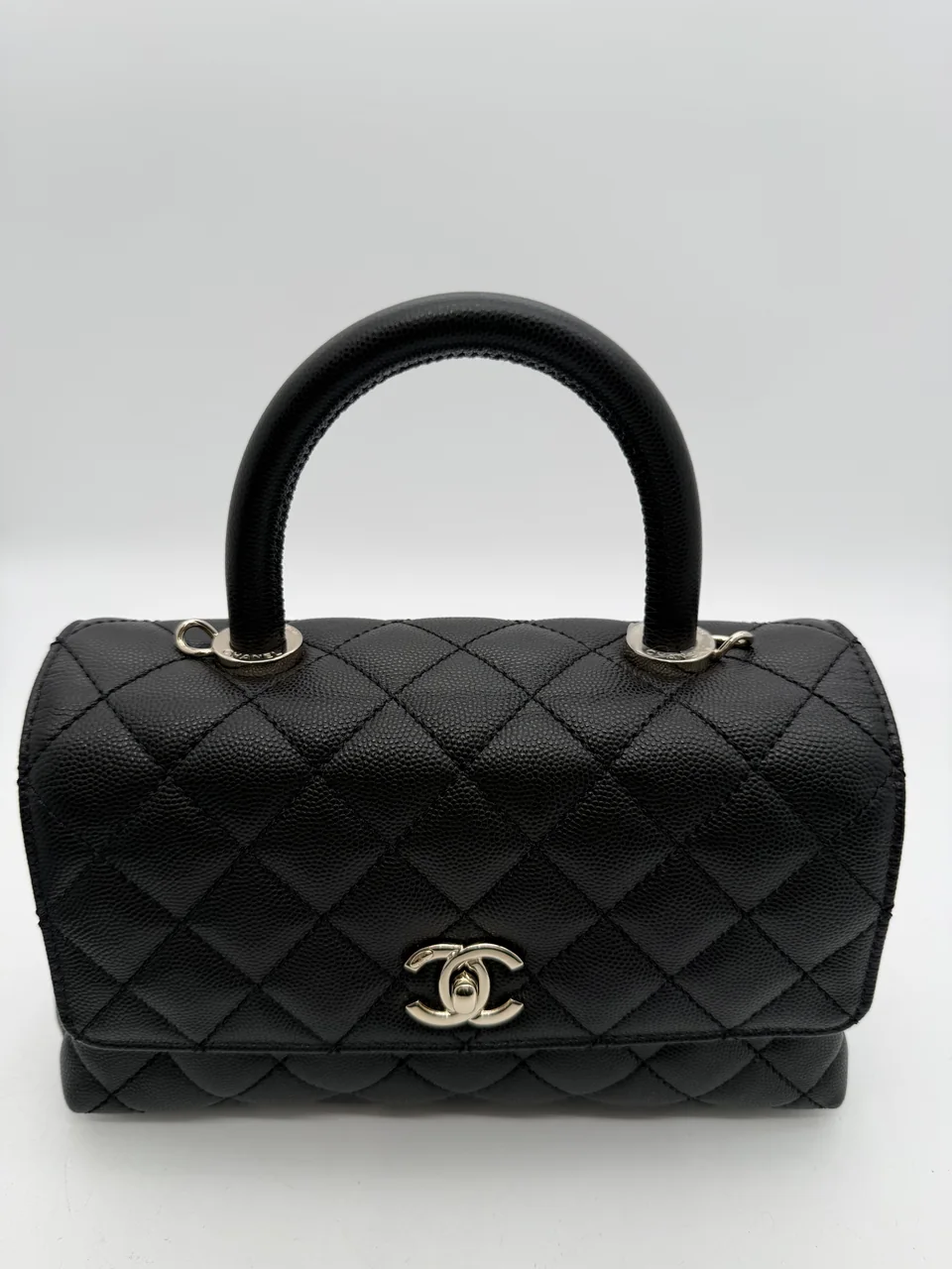 CHANEL CAVIAR COCO MARK SHOULDER BAG view 10