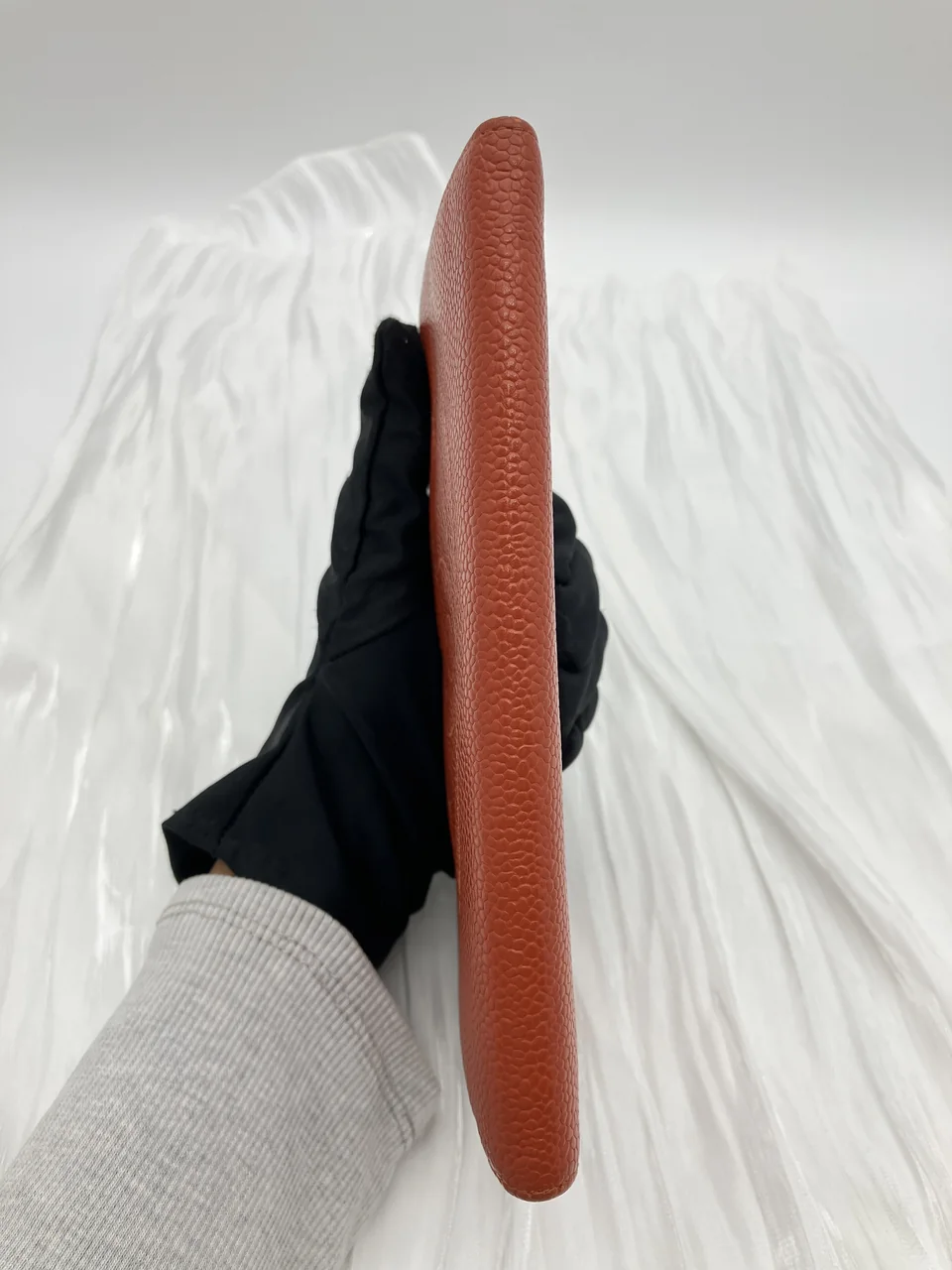 CHANEL CAVIAR LONG WALLET (ORANGE) view 8