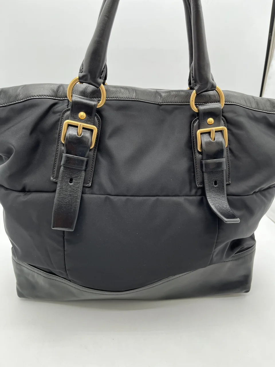 PRADA NYLON HANDBAG (BLACK) view 7