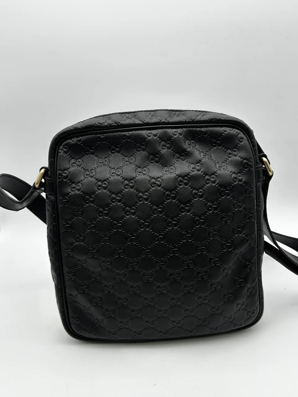 GUCCI GUCCISSIMA SHOULDER BAG (DARK BROWN) view 5