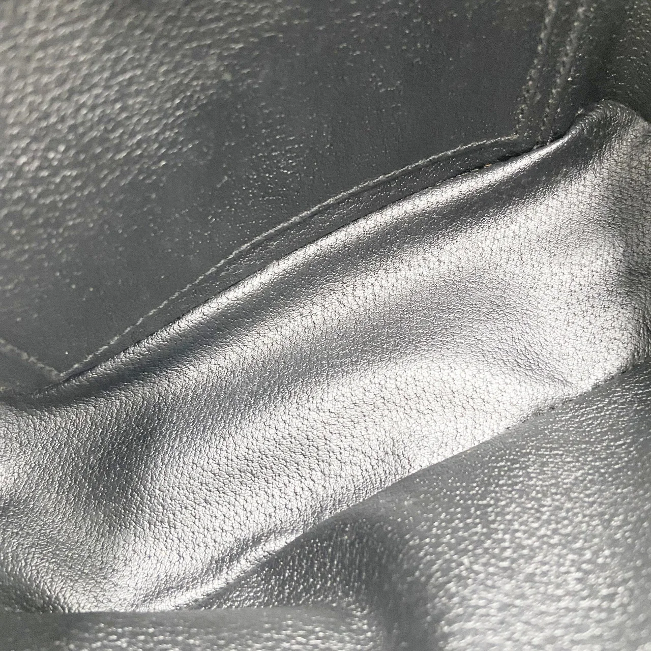 CELINE MACADAM TWO-WAY BAG (BLACK) view 7