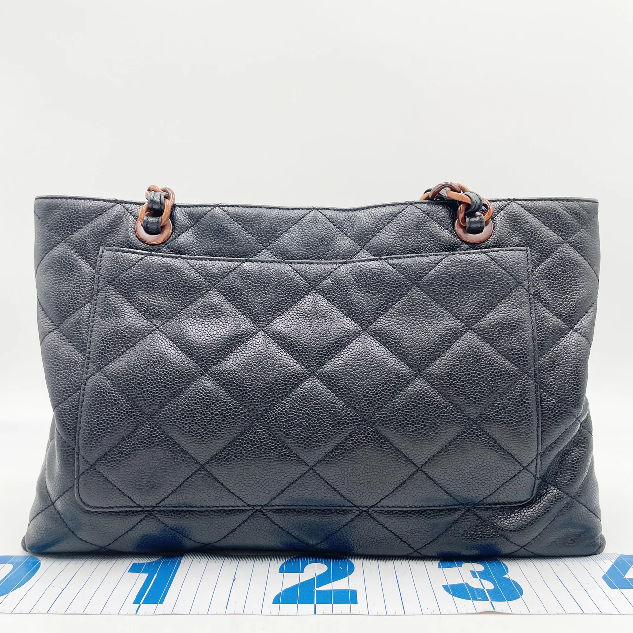 CHANEL CAVIAR CHAIN TOTE BAG (6 SERIAL CODE) view 2
