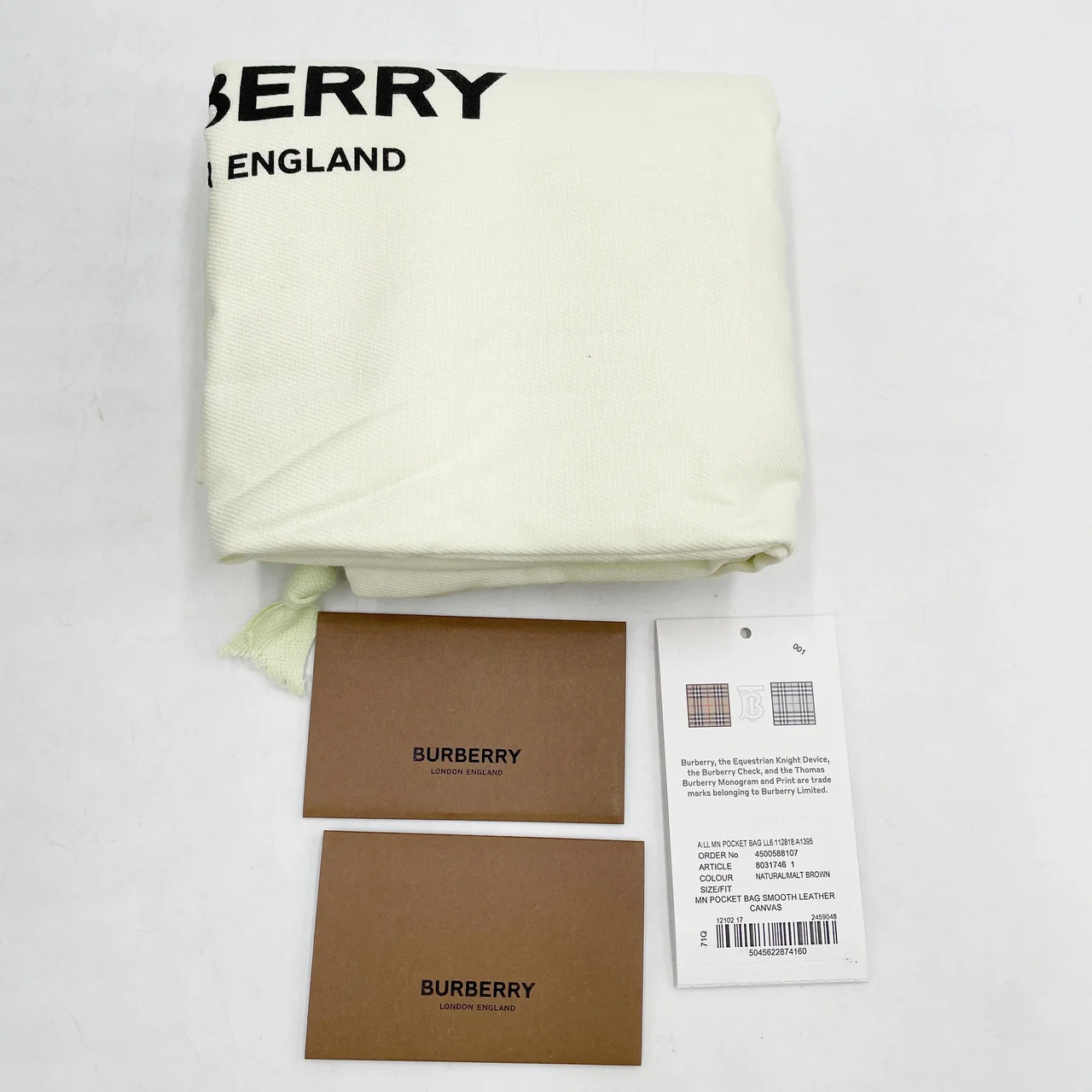BURBERRY CANVAS TOTE BAG (BLACK) view 11
