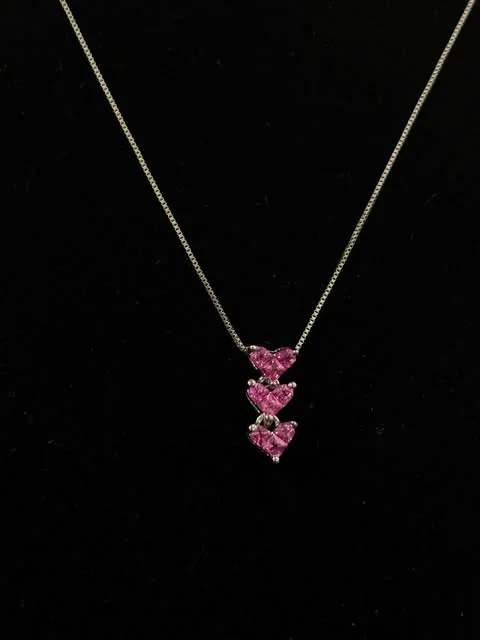 PINK SAPPHIRE NECKLACE