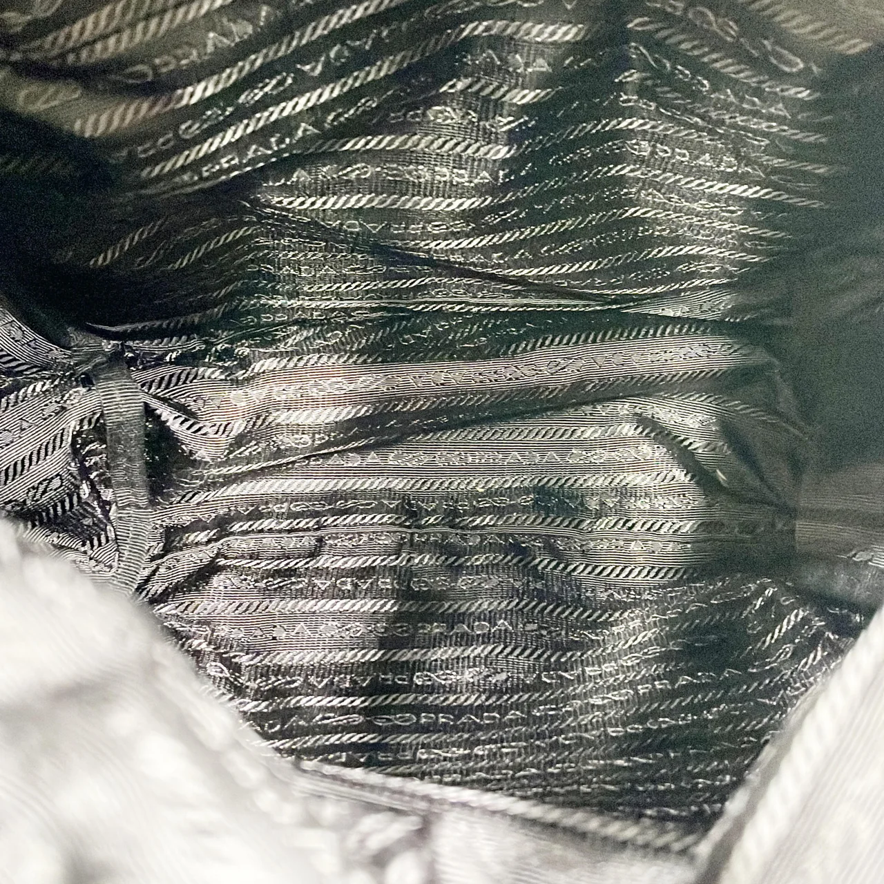 PRADA NYLON BACKPACK (BLACK) view 11