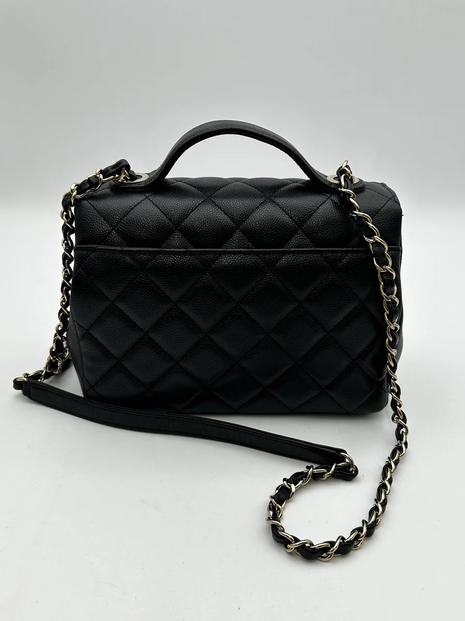 CHANEL CAVIAR TWO-WAY CHAIN SHOULDER BAG view 5