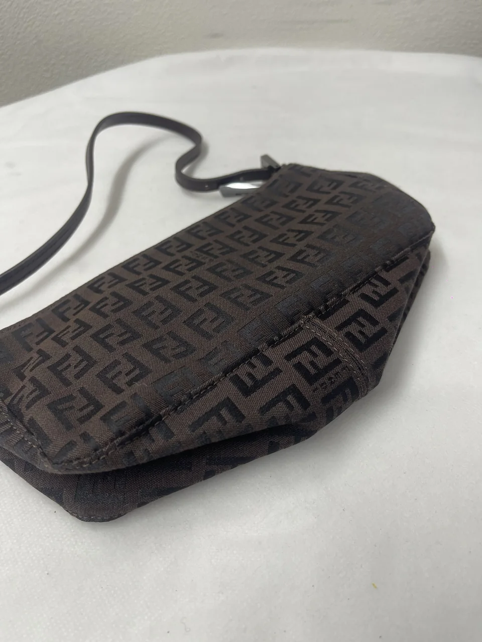FENDI ZUCCHINO HANDBAG (BROWN) view 6