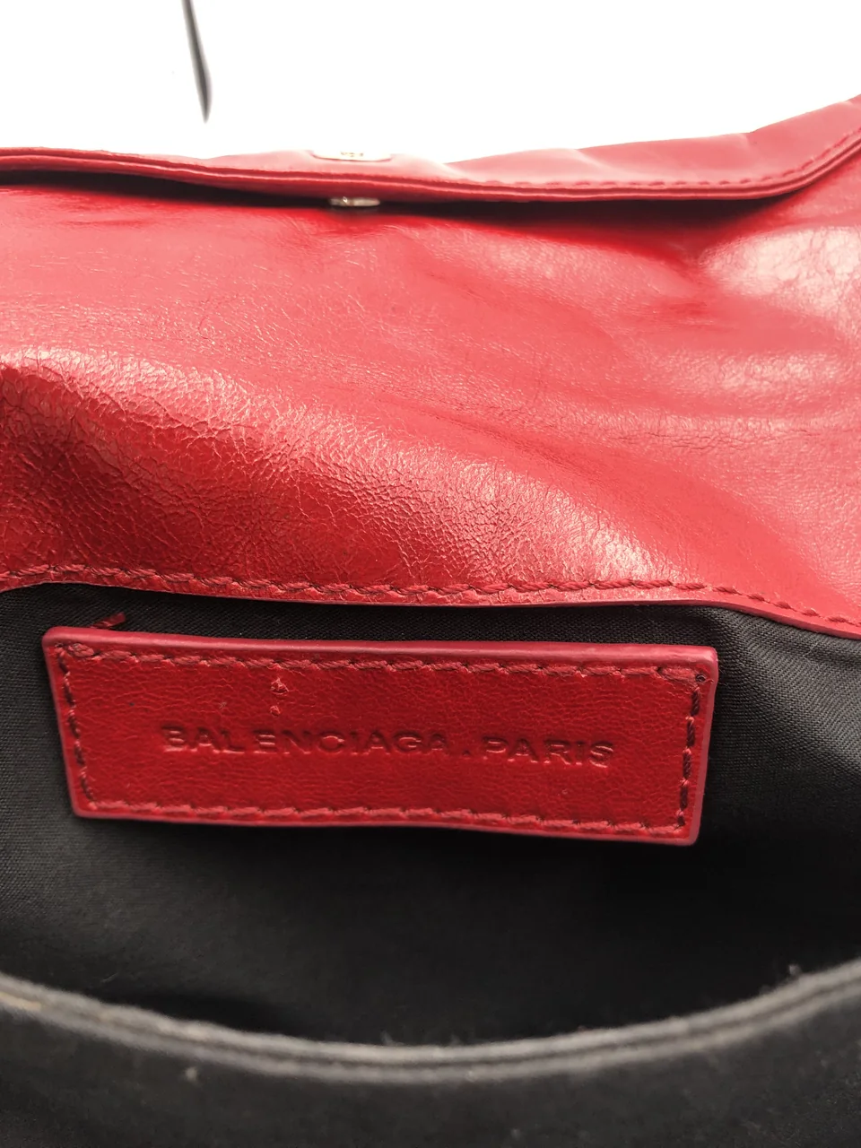 BALENCIAGA GIANT ENVELOPE CLUTCH (RED) view 3