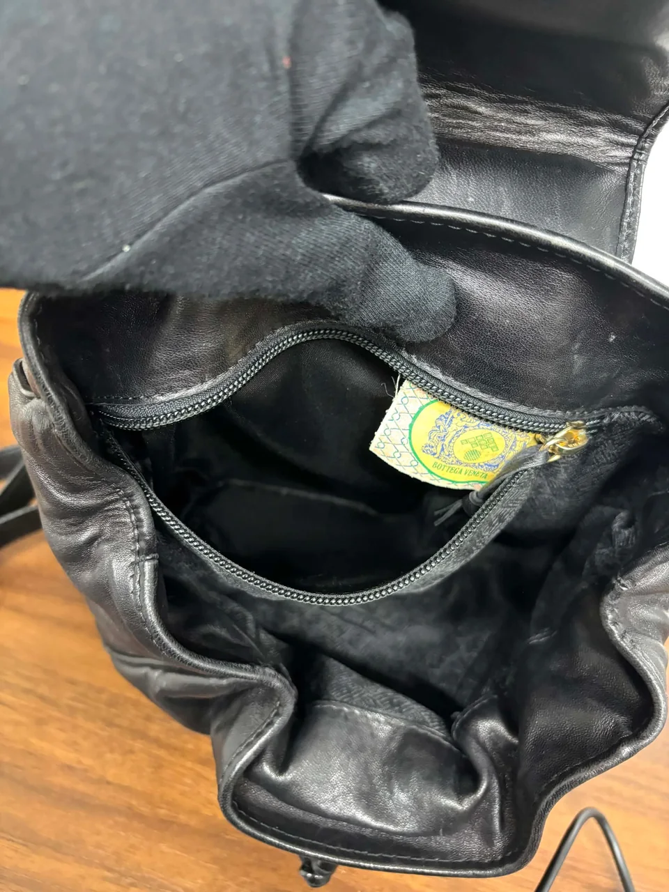 BOTTEGA VENETA INTRECCIATO BACKPACK (BLACK) view 11