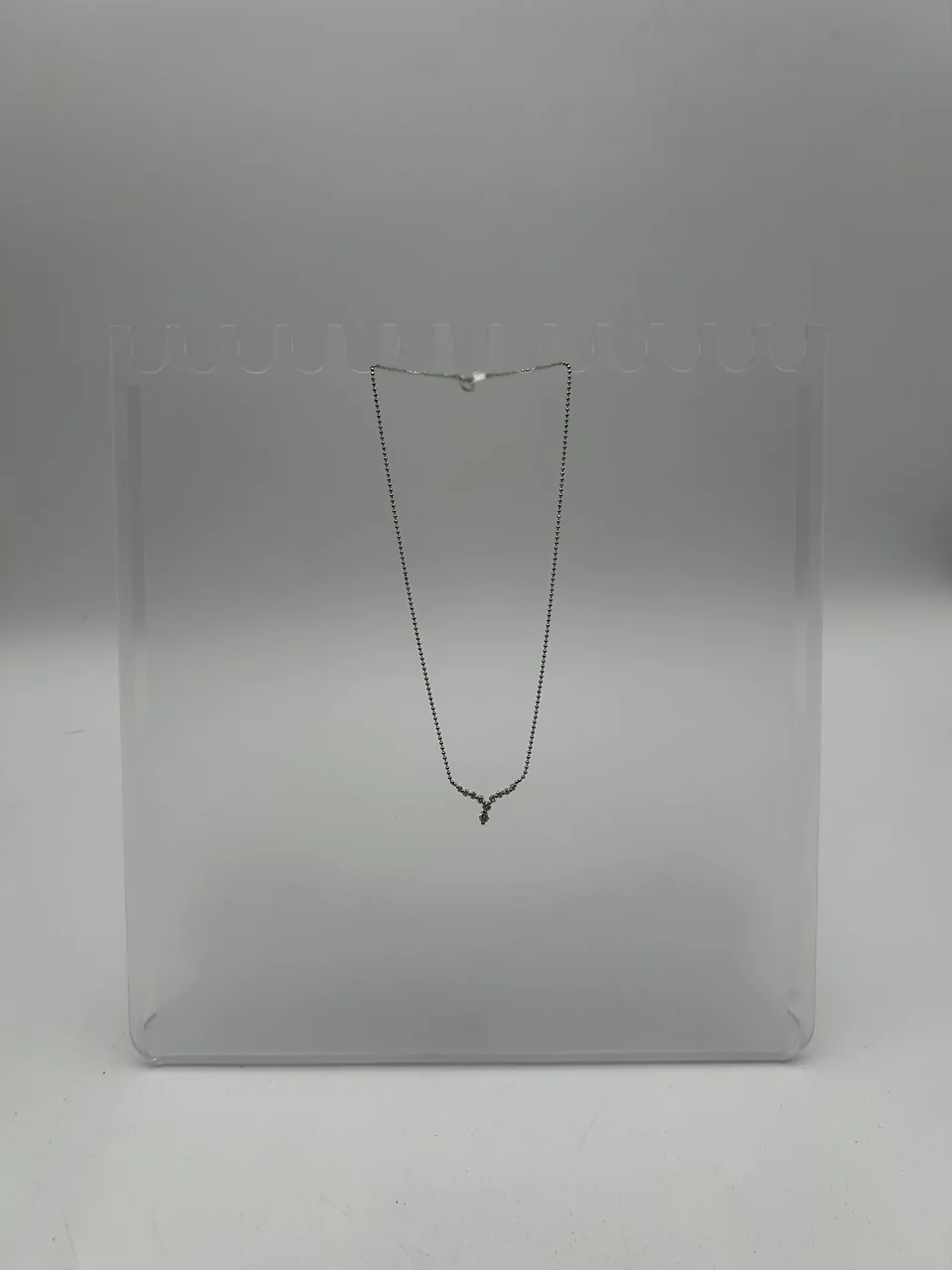PT900/PT850 DIAMOND NECKLACE FD1.00CT 6.1G view 3