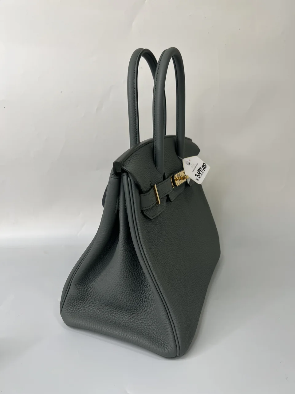 HERMES BIRKIN 30 (TOGO, VERT AMANDE, D STAMP) view 2