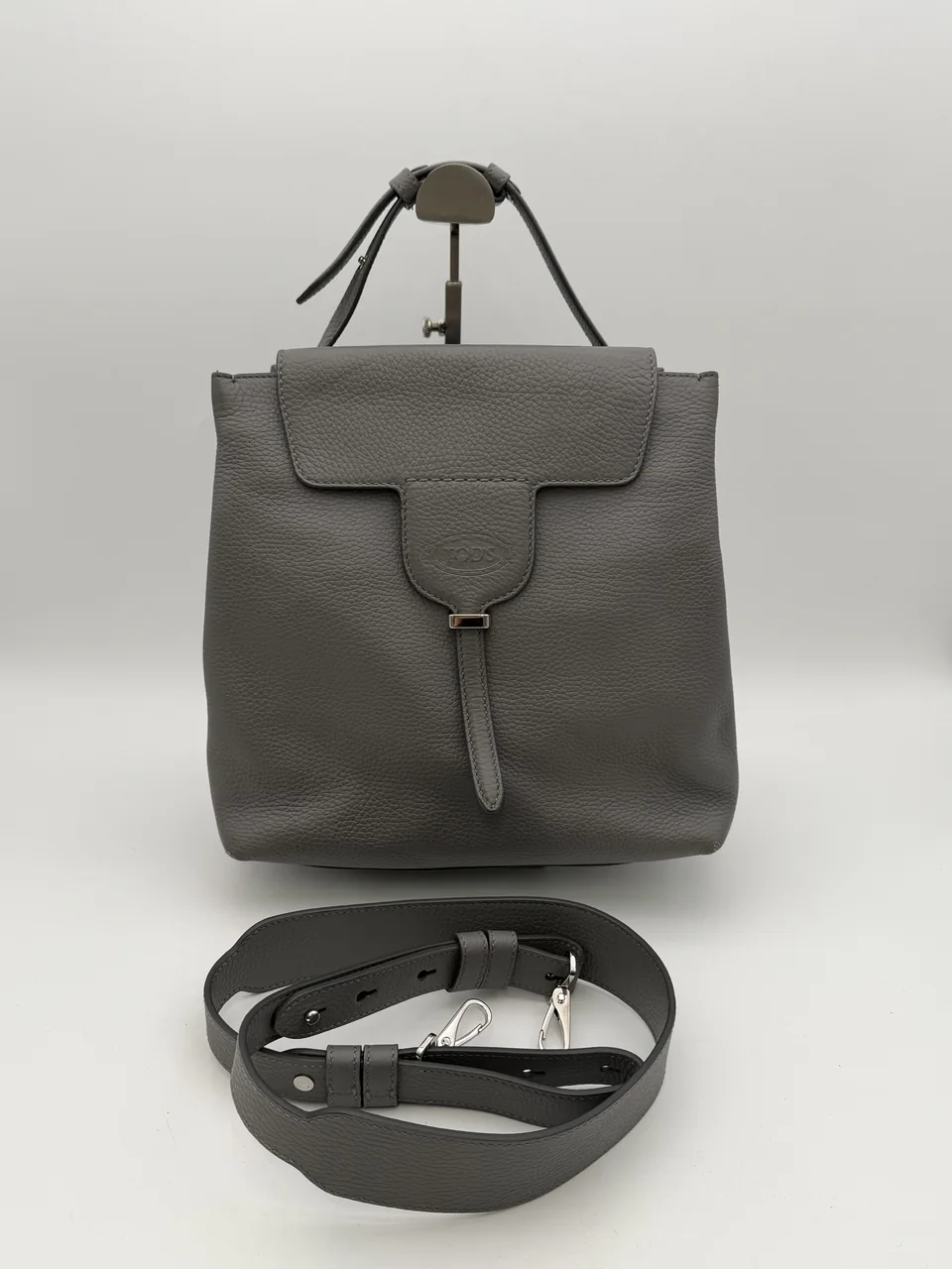TOD'S TWO-WAY SHOULDER BAG (GRAY)