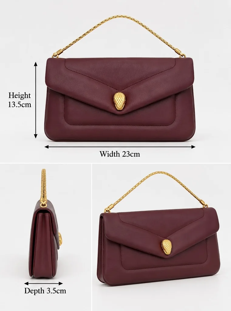 BVLGARI SERPENTI ENVELOPE BAG view 3