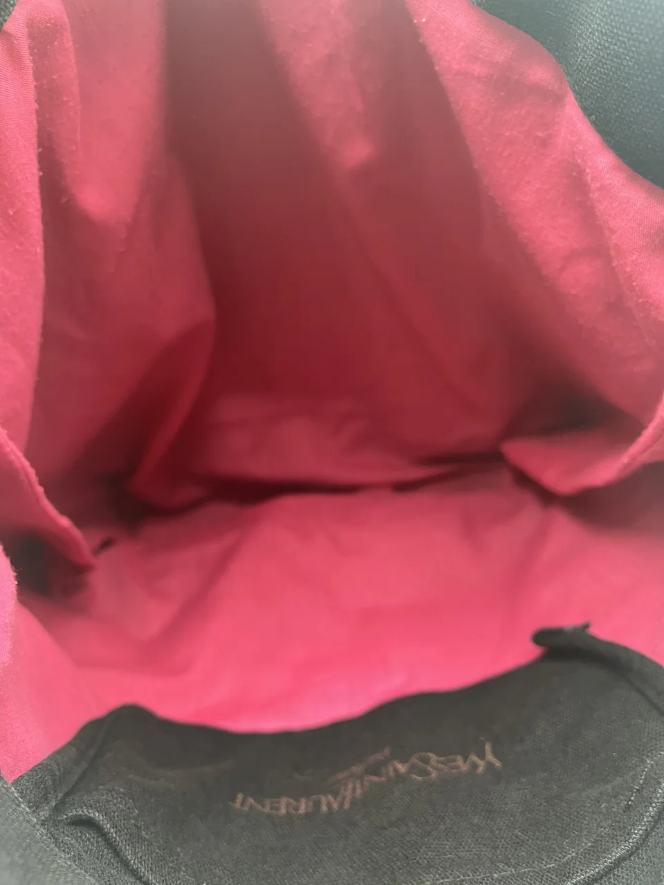 SAINT LAURENT TOTE BAG (BLACK) view 7