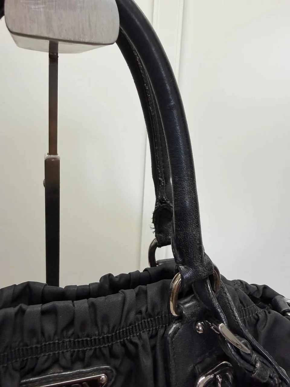 PRADA NYLON TWO-WAY BAG view 3