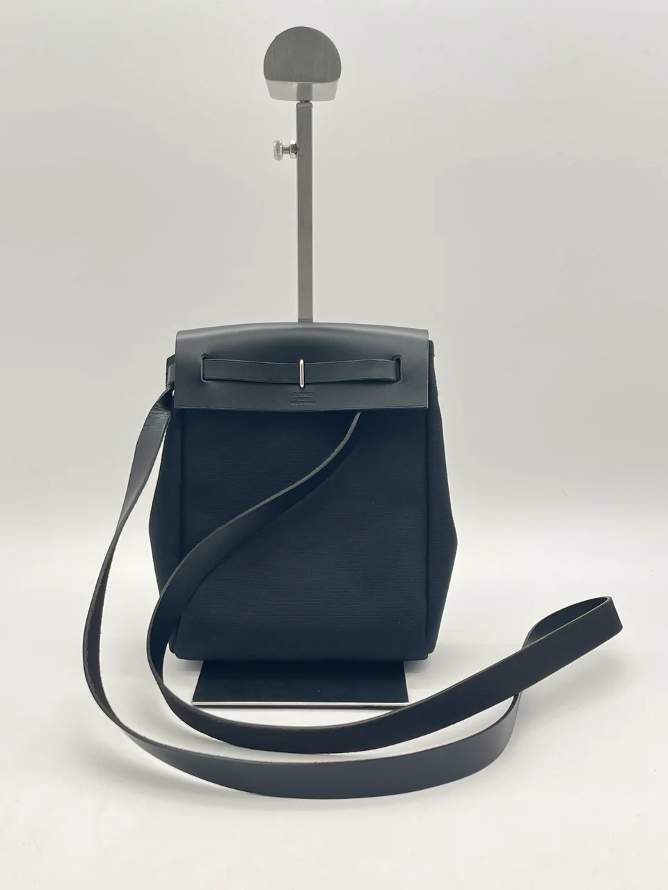HERMES HERBAG TPM (TOILE OFFICIER X VACHE, □H STAMP) hover