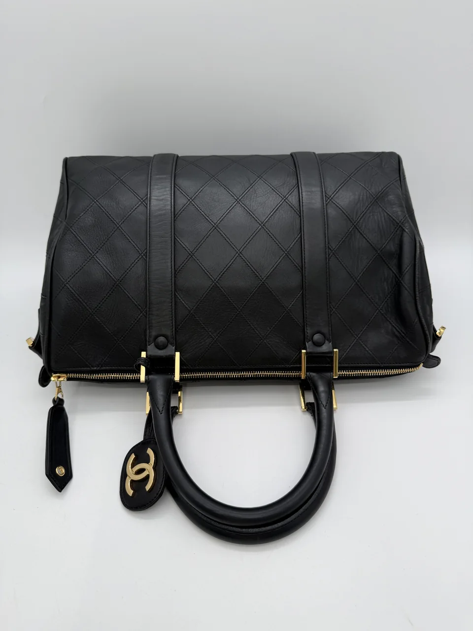 CHANEL CALF SKIN HANDBAG view 8