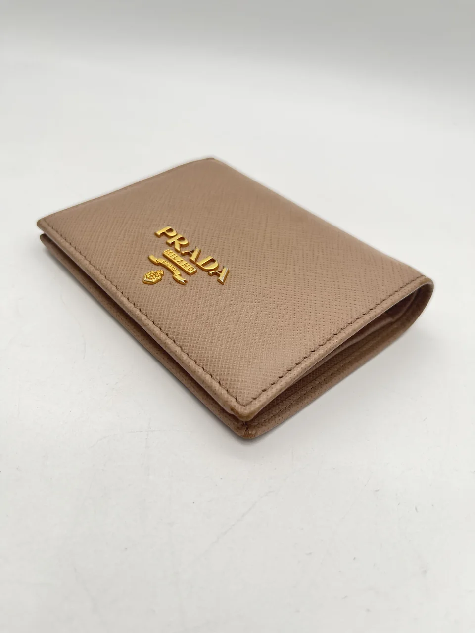 PRADA BIFOLD WALLET (PINK BEIGE) view 3