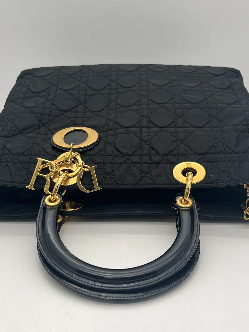 DIOR TWO-WAY BAG (BLACK) view 3
