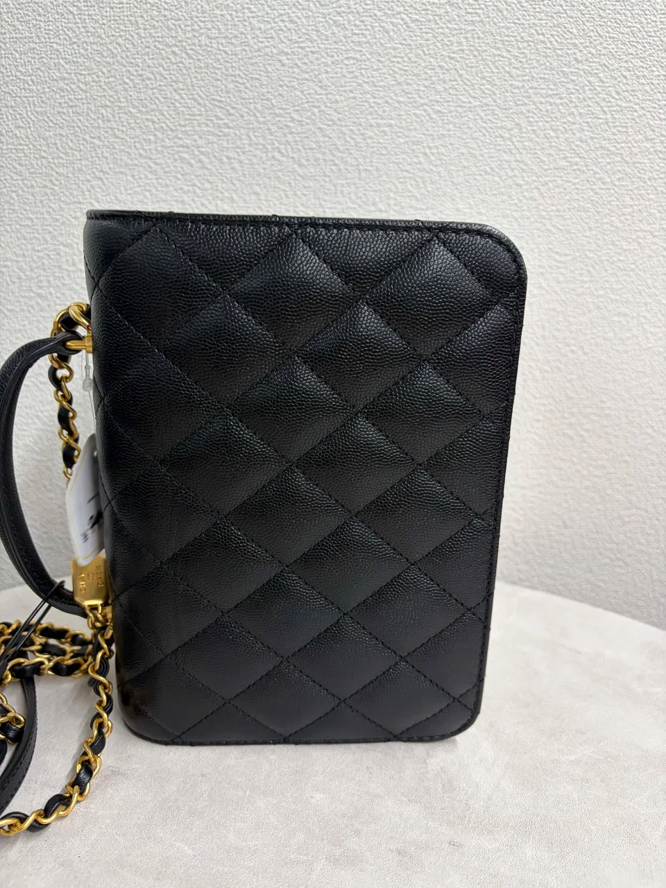 CHANEL CAVIAR MATELASSE FULL FLAP TOP HANDLE view 13