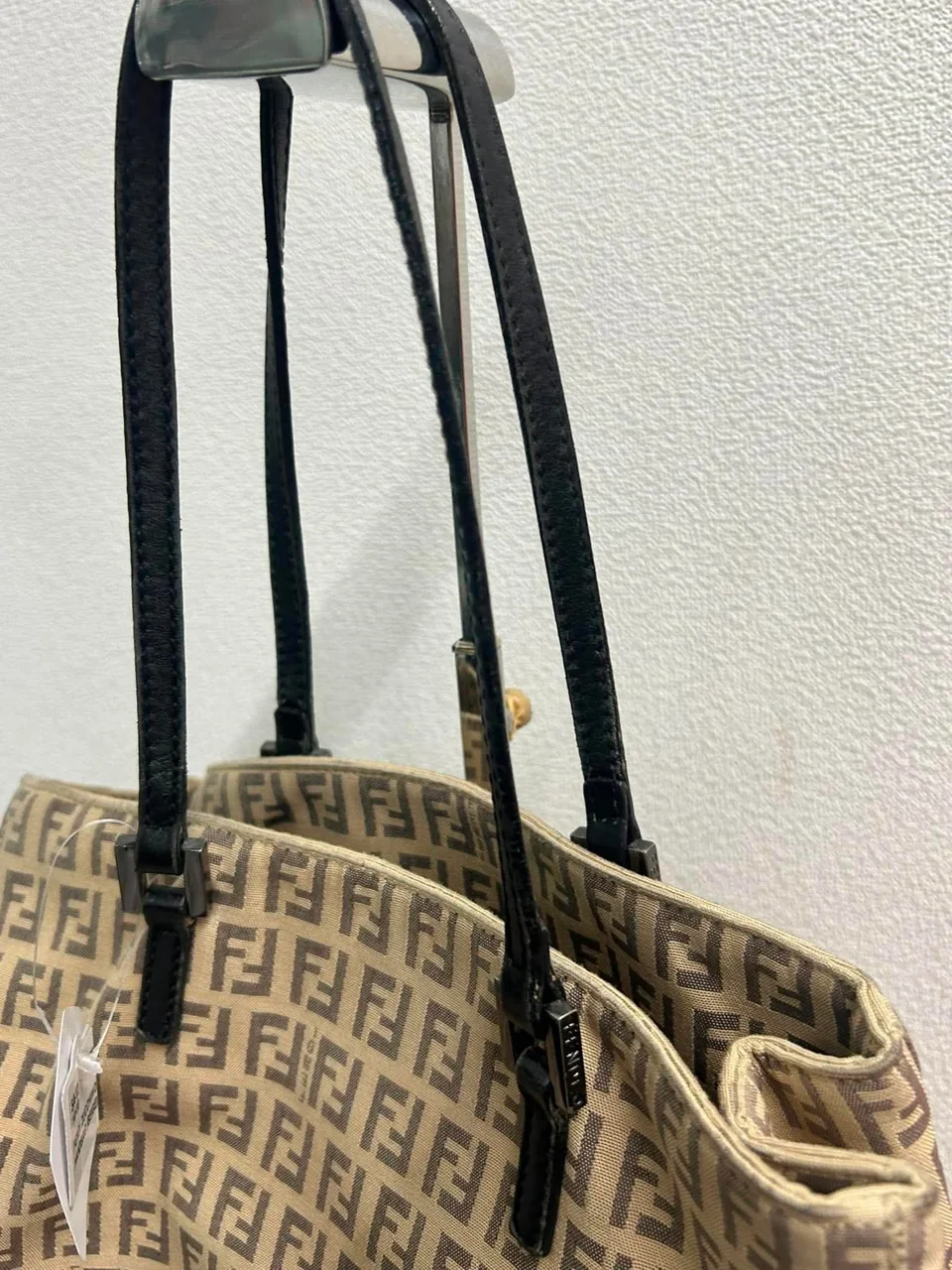 FENDI ZUCCHINO HANDBAG (BEIGE) view 6