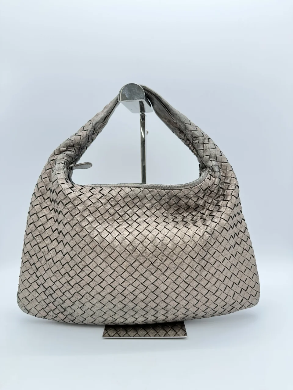 BOTTEGA VENETA INTRECCIATO HOBO (GOLD)