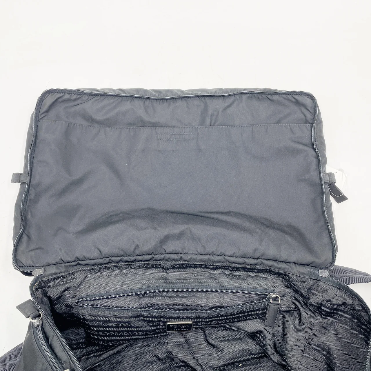 PRADA NYLON BOSTON BAG (BLACK) view 9