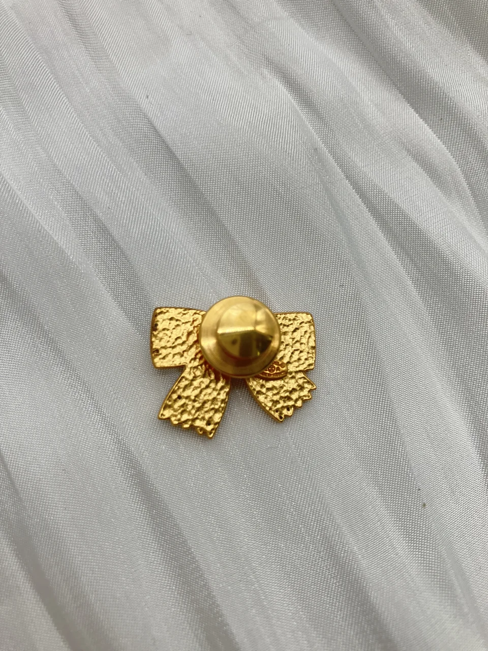 CHANEL RIBBON PIN BROOCH view 4