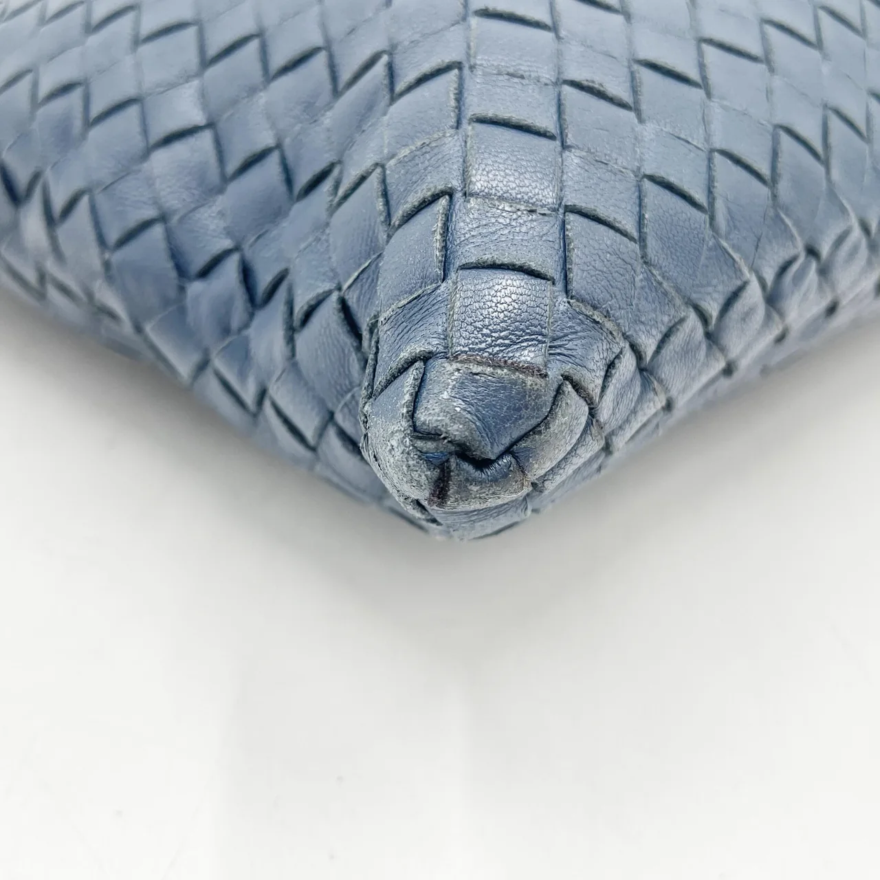 BOTTEGA VENETA INTRECCIATO SECOND BAG (BLUE) view 7