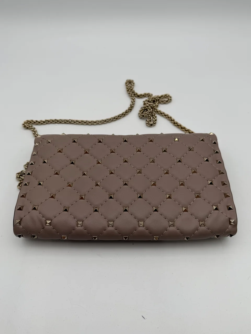 VALENTINO ROCK STUF CHAIN BAG (PINK) view 3