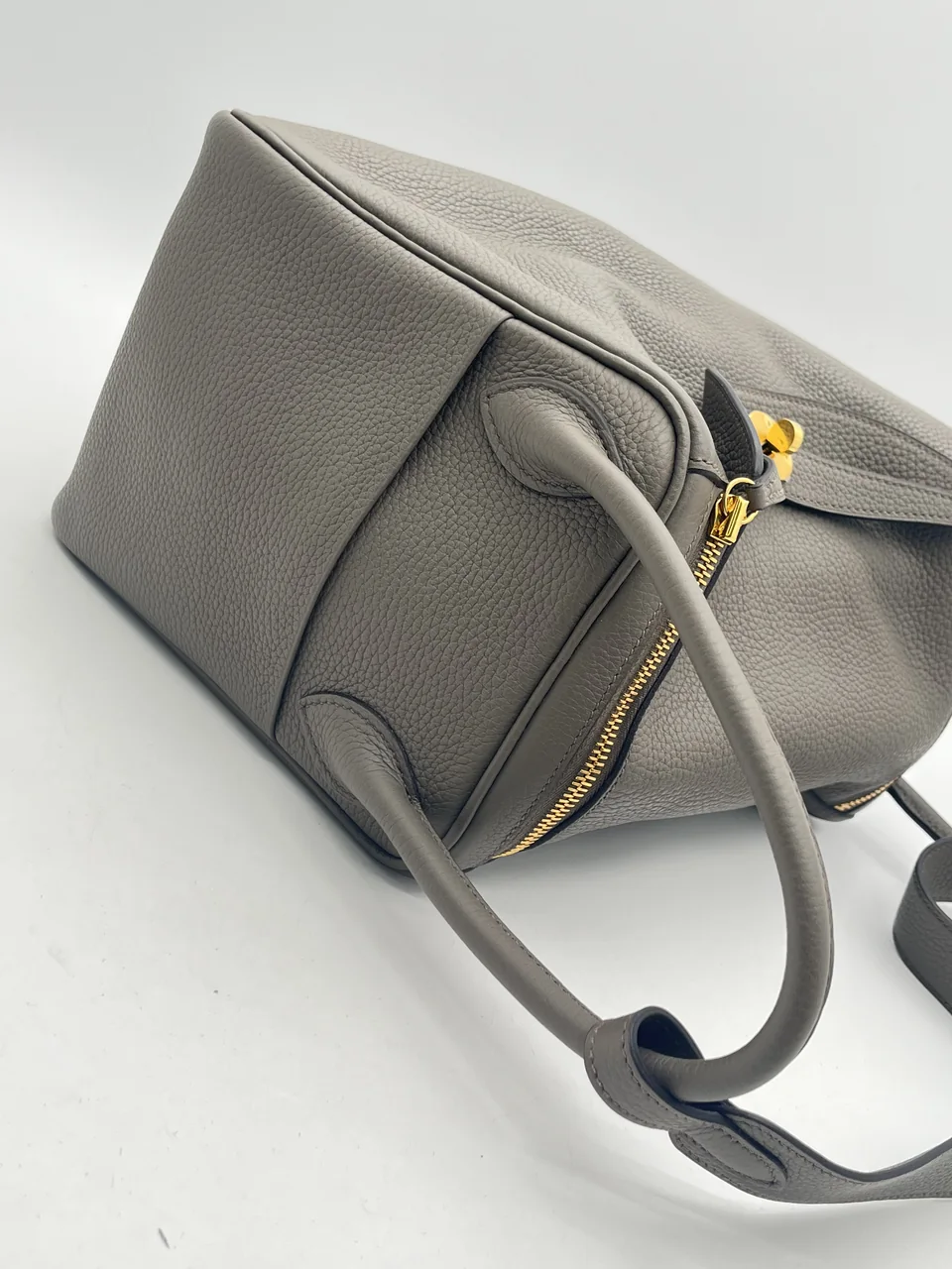 HERMES LINDY 30 (TAURILLON CLEMENCE, GRIS ETAIN, Y STAMP) view 8