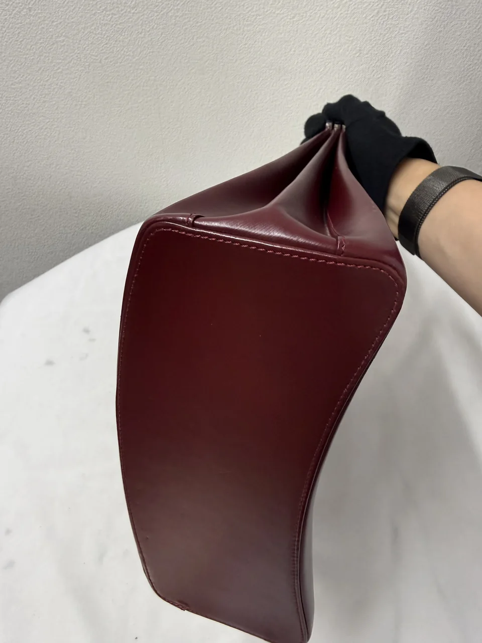 CARTIER TRINITY HANDBAG (BORDEAUX) view 6