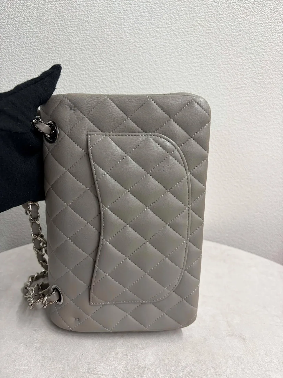 CHANEL LAMB SKIN MATELASSE DOUBLE FLAP view 7