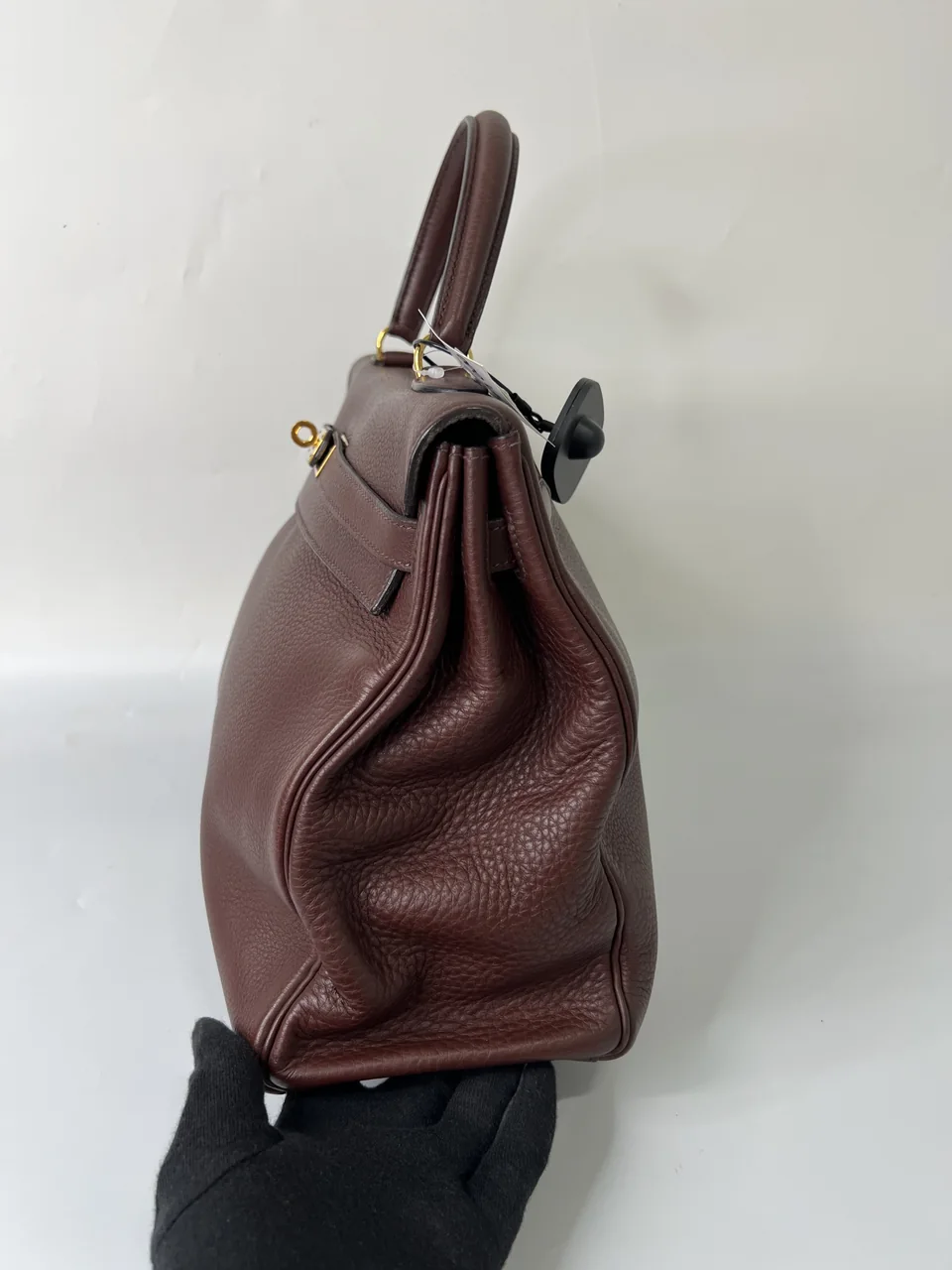 HERMES KELLY 35 (TAURILLON, BROWN, □A STAMP) view 5