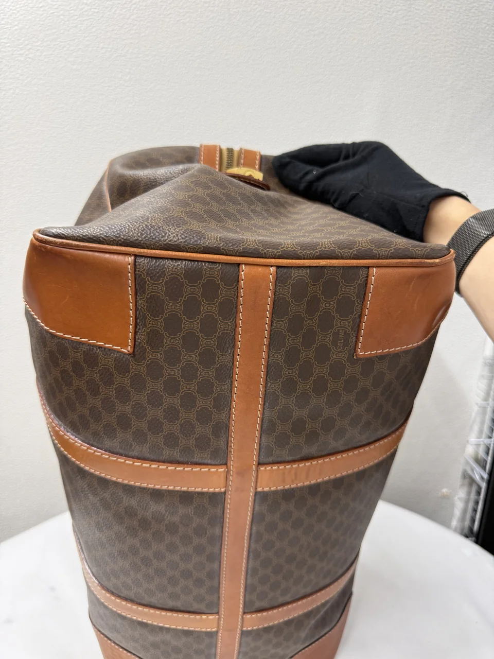 CELINE MACADAM BOSTON BAG view 7