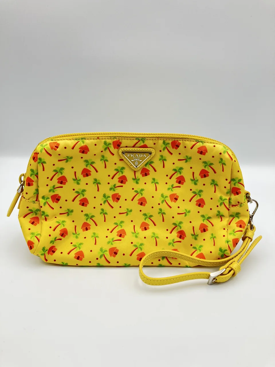PRADA TESSUTO POUCH (YELLOW)