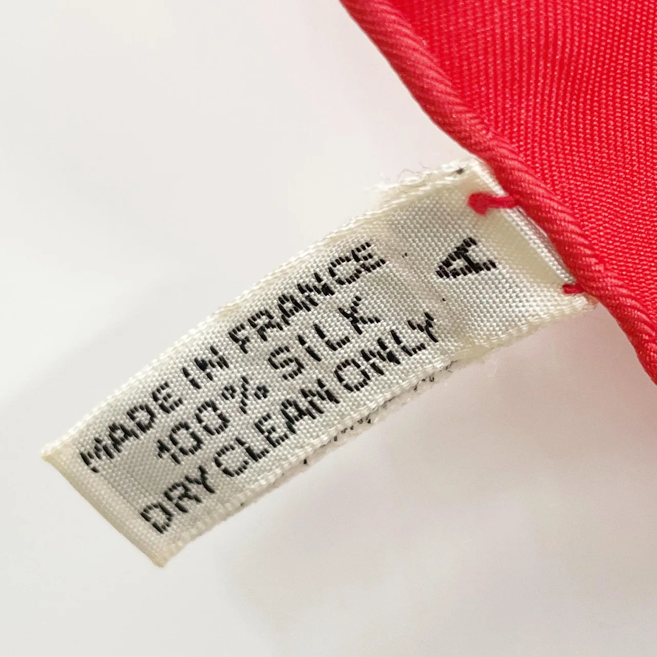 HERMES SCARF (RED) view 5