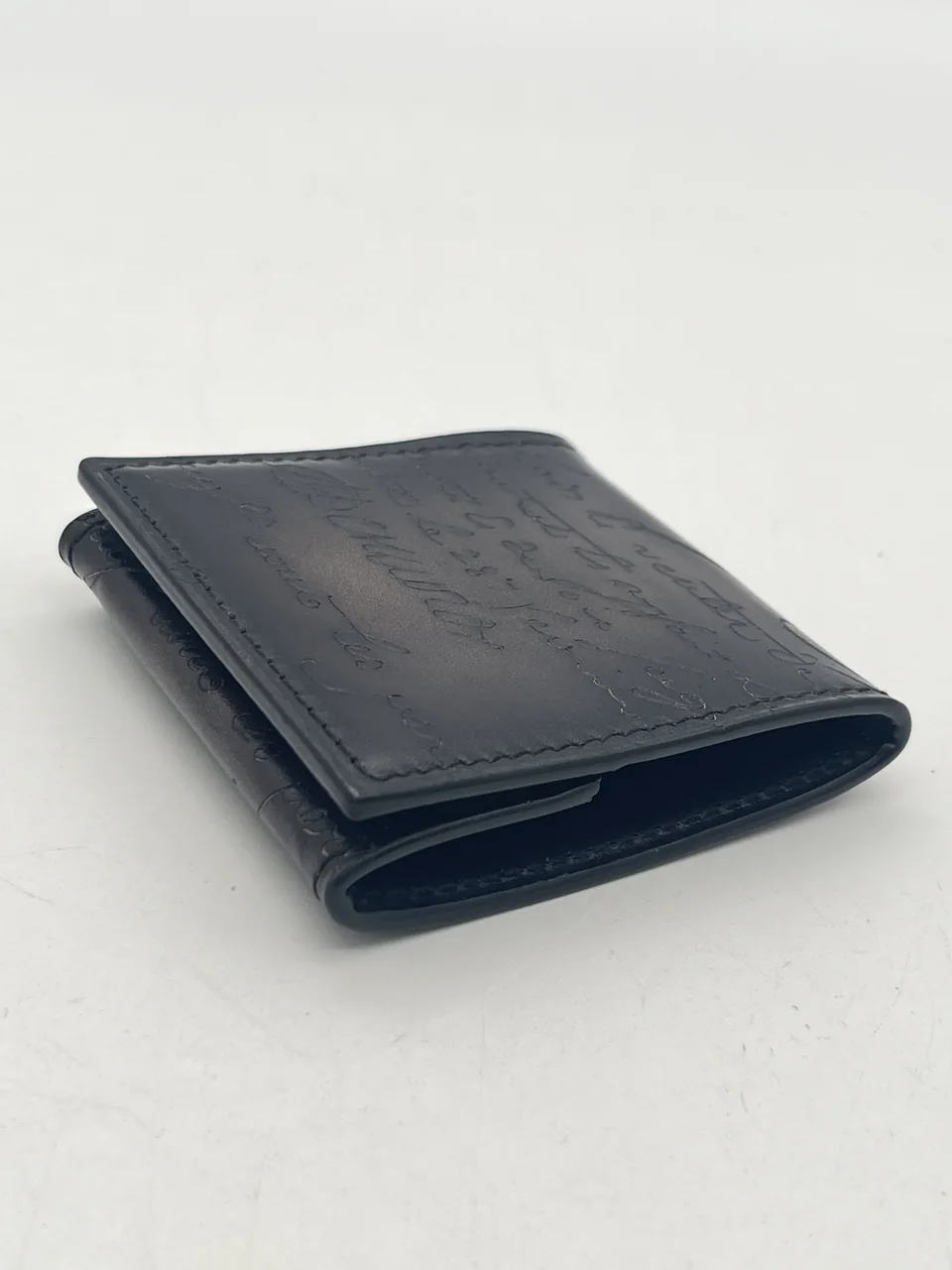 BERLUTI CALLIGRAPHY COIN CASE (BROWN) view 4