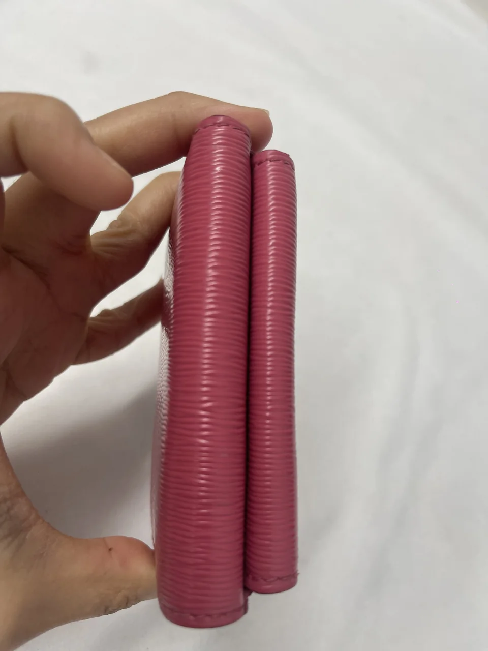 PRADA TRIFOLD COMPACT WALLET (PINK) view 8