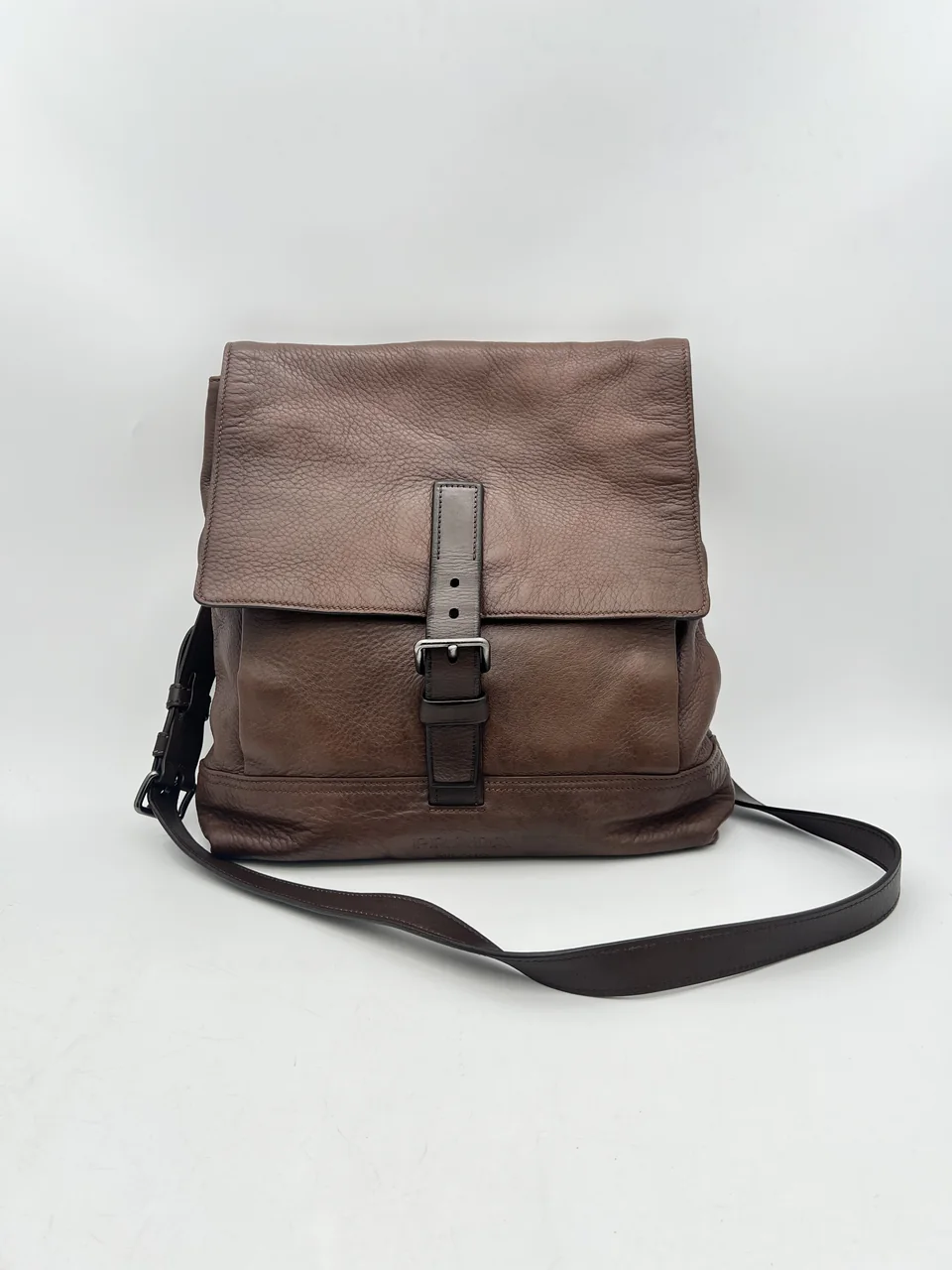 PRADA SHOULDER BAG (BROWN)