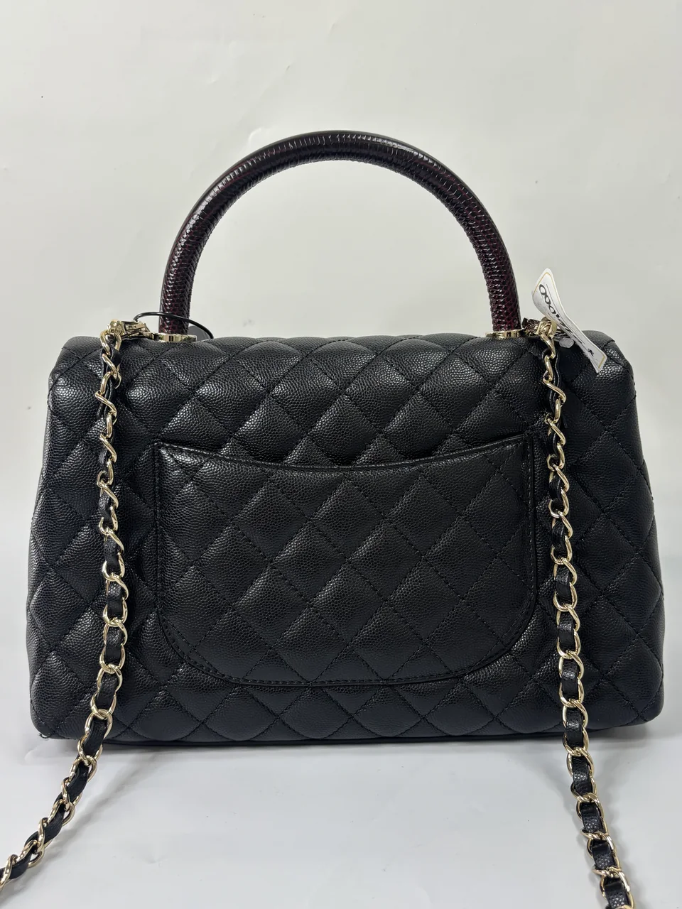CHANEL CAVIAR TWO-WAY BAG (30 SERIAL CODE) view 10