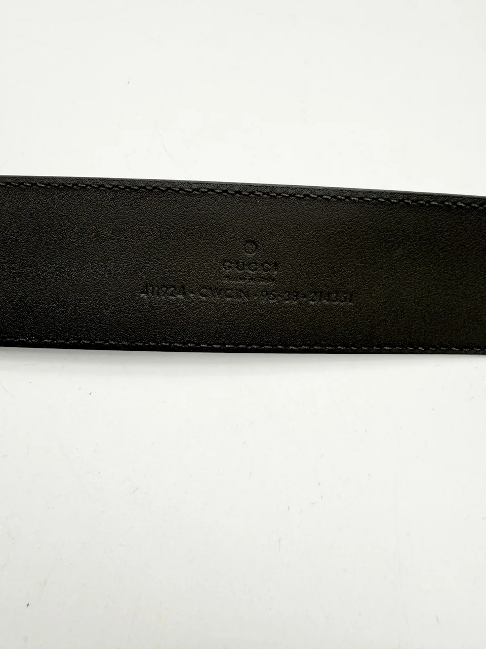 GUCCI INTERLOCKING G BUCKLE BELT (95/38) view 5