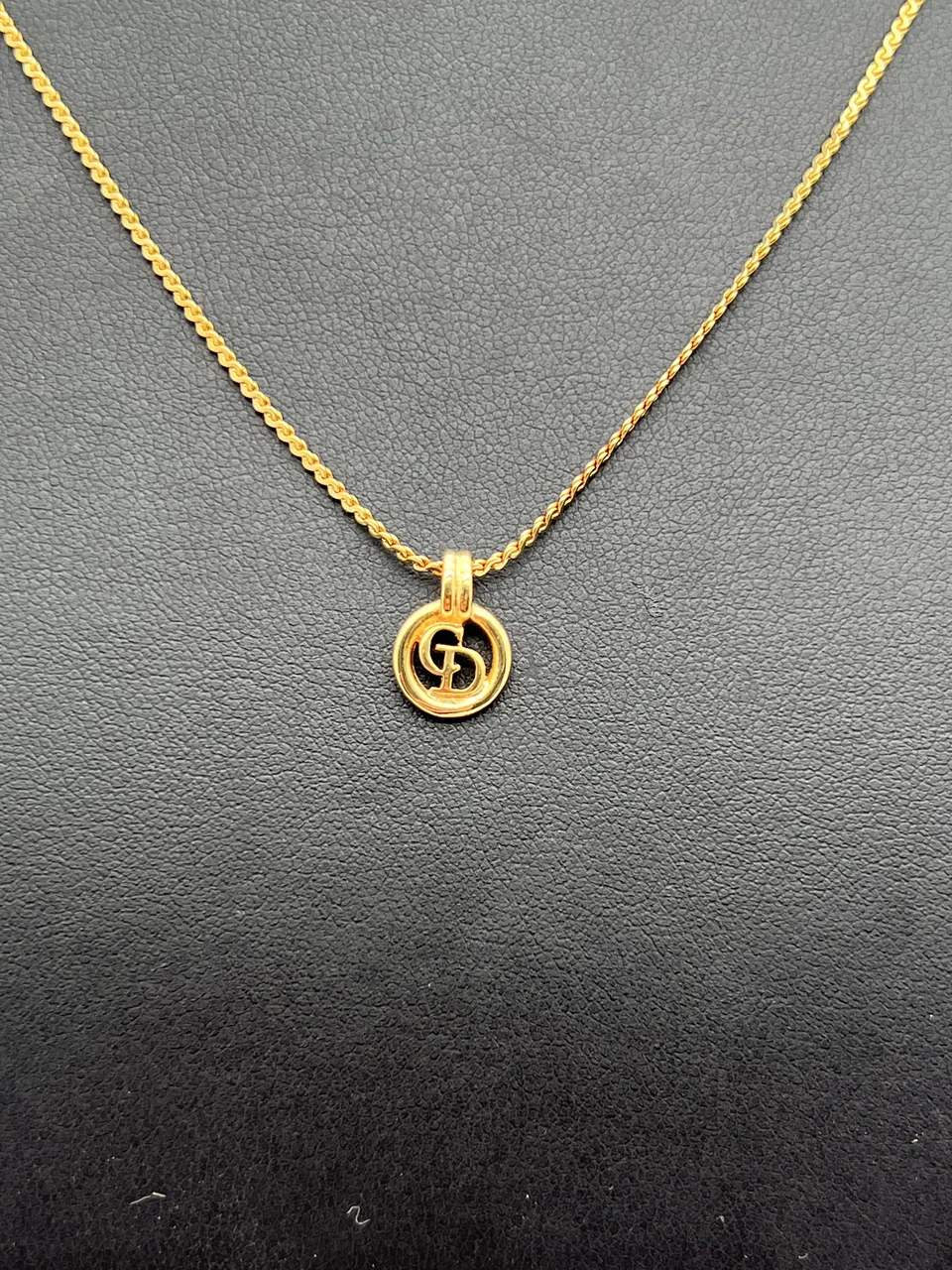 DIOR CD LOGO NECKLACE hover